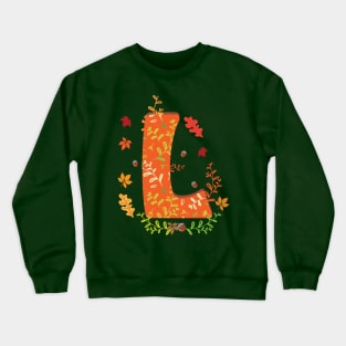 Letter L Monogram Crewneck Sweatshirt